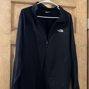 Black north face quarter zip